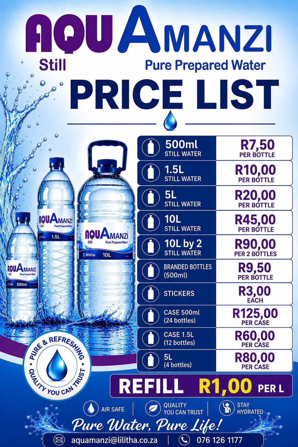 AquAmanzi Pricing